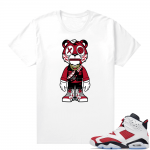 Carmine 6 T Shirt Match White Tiger Toon