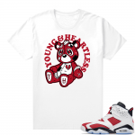 Carmine 6 T Shirt Match White Young & Heartless Teddy