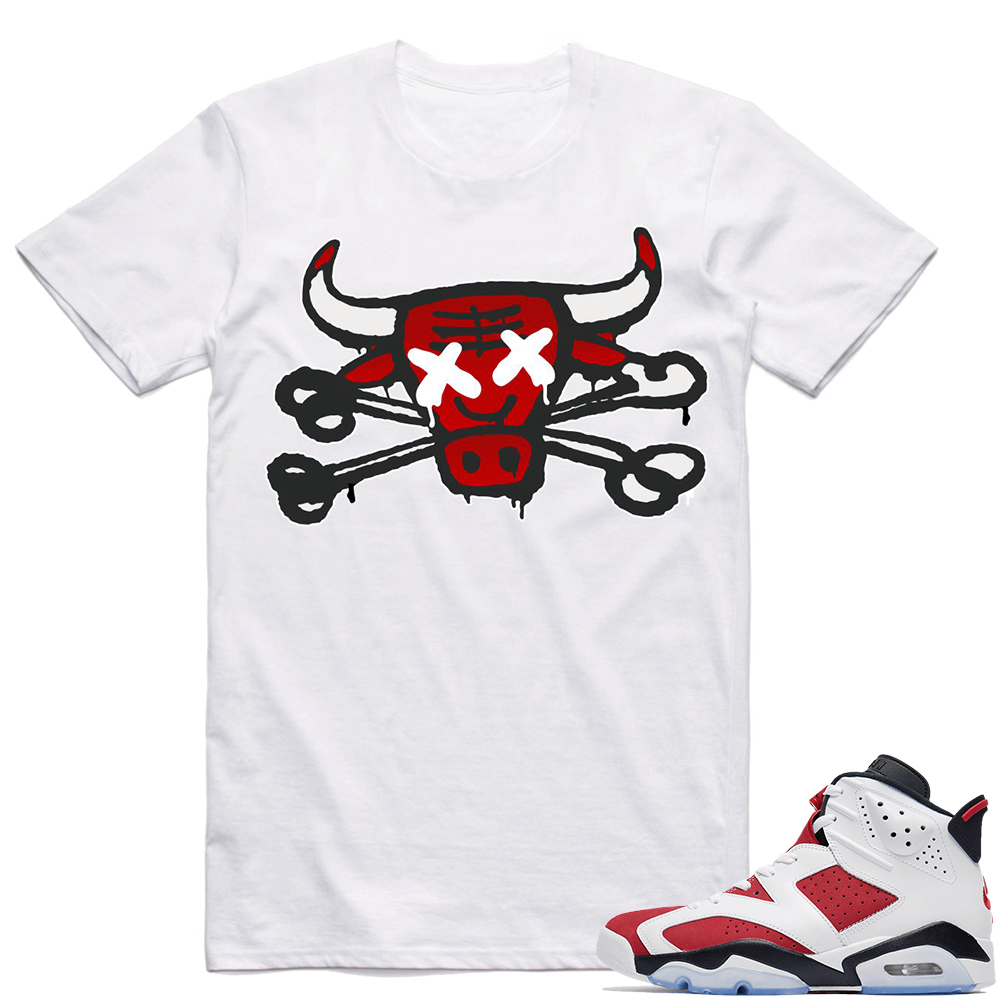 Carmine 6 shirts Match White RK Bully Bones