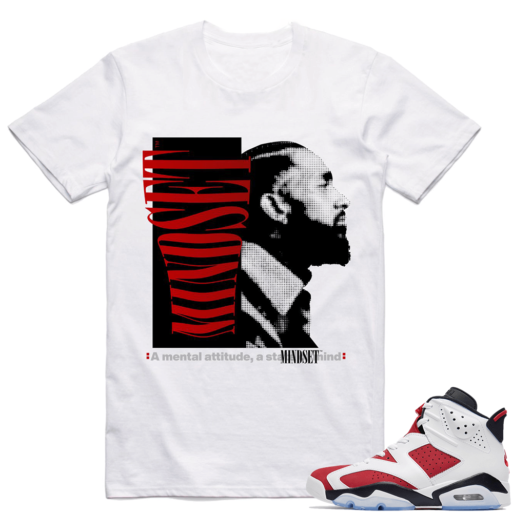 Carmine 6 shirts Match White RK Nipsey Mindset