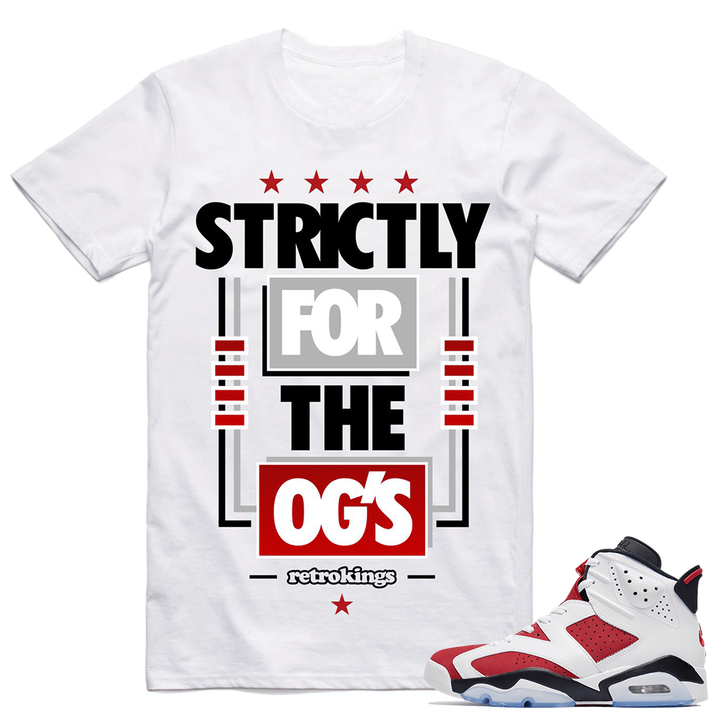 Carmine 6 shirts Match White RK Strictly For OGs