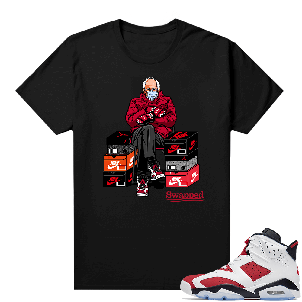 Carmine 6 shirts - Black Bernie Meme JTSG