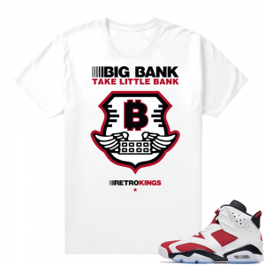 Carmine 6 shirts - White Big Bank Brinks