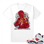 Carmine 6 shirts - White Big Money Talking