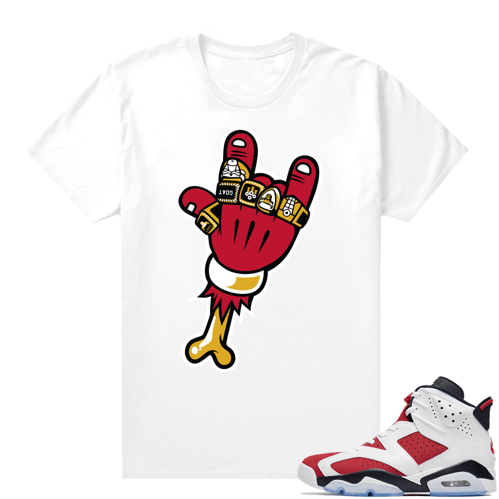 Carmine 6 shirts - White Big Rings