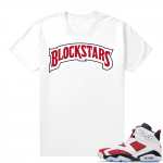 Carmine 6 shirts - White Blockstars