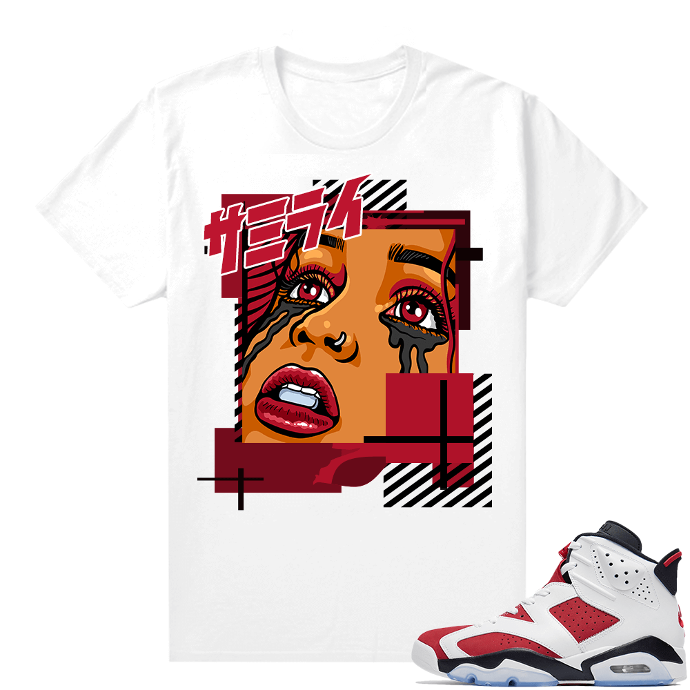 Carmine 6 shirts - White Crying Girl