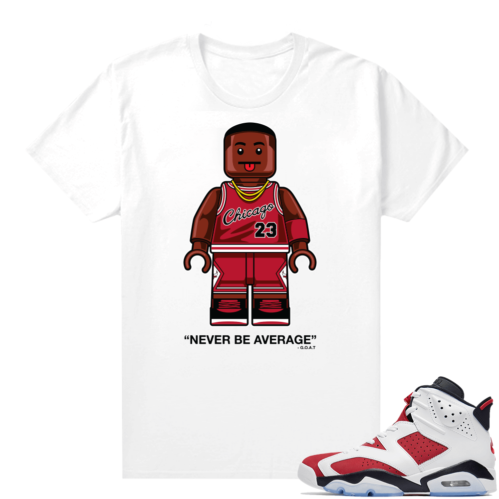 Carmine 6 shirts - White Goat Lego