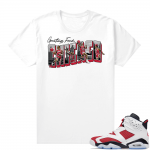 Carmine 6 shirts - White Greetings From Chicago