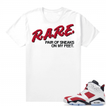 Carmine 6 shirts - White Rare Pair