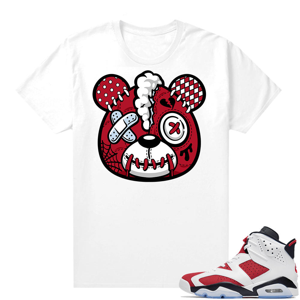 Carmine 6 shirts - White SZY Heartbreak Bear