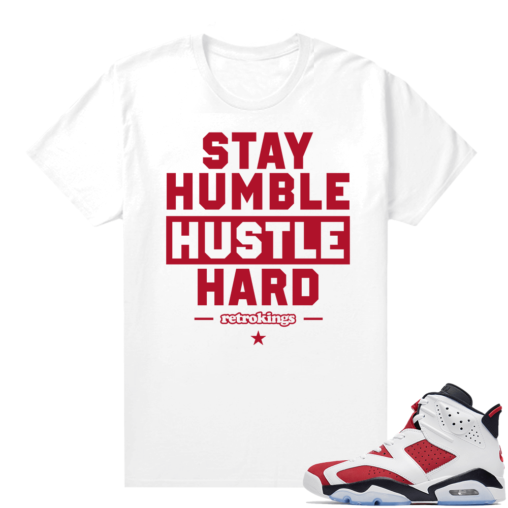 Carmine 6 shirts - White Stay Humble