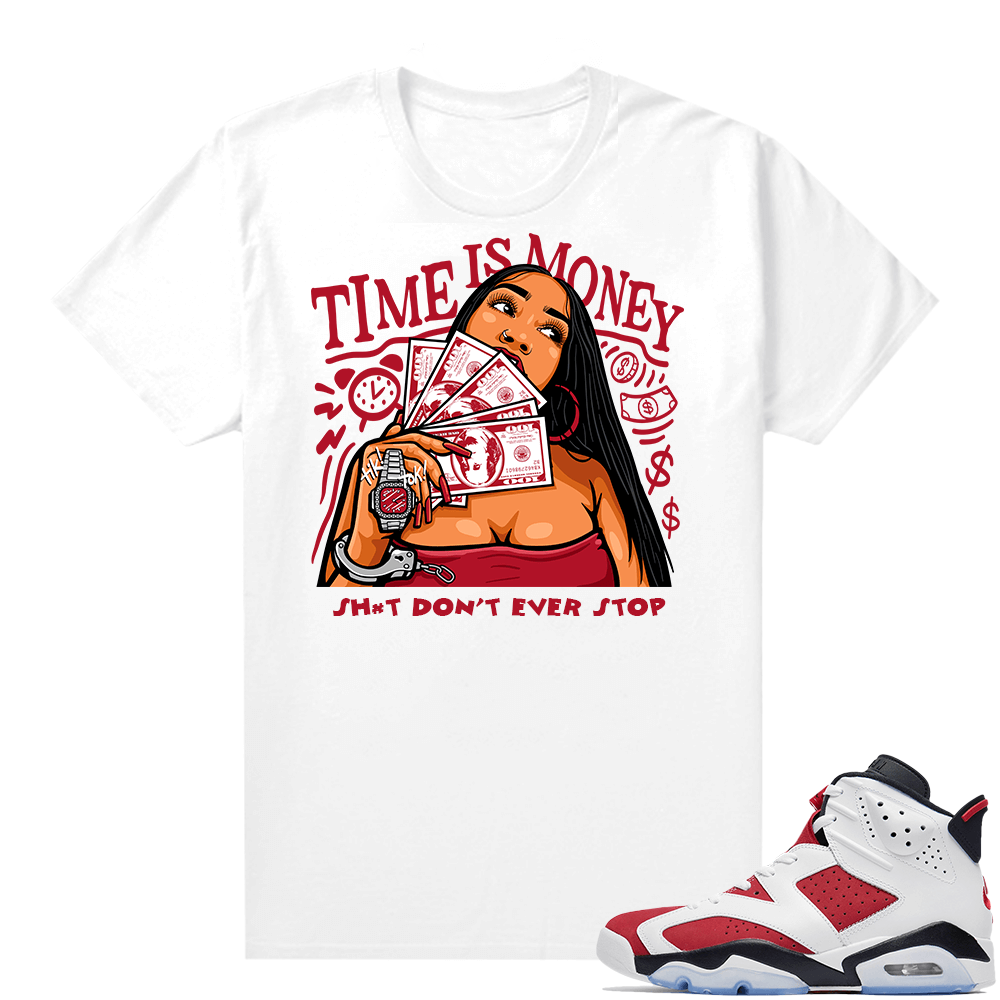 Carmine 6 shirts - White Time Is Money