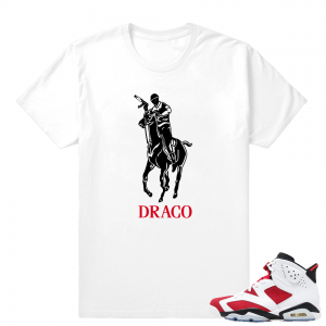 Carmine 6s | Matching Draco Polo | White T shirt