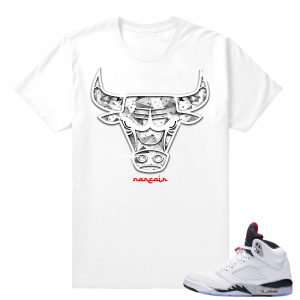 Cement 5 - matching Diamond Bull t shirt - White