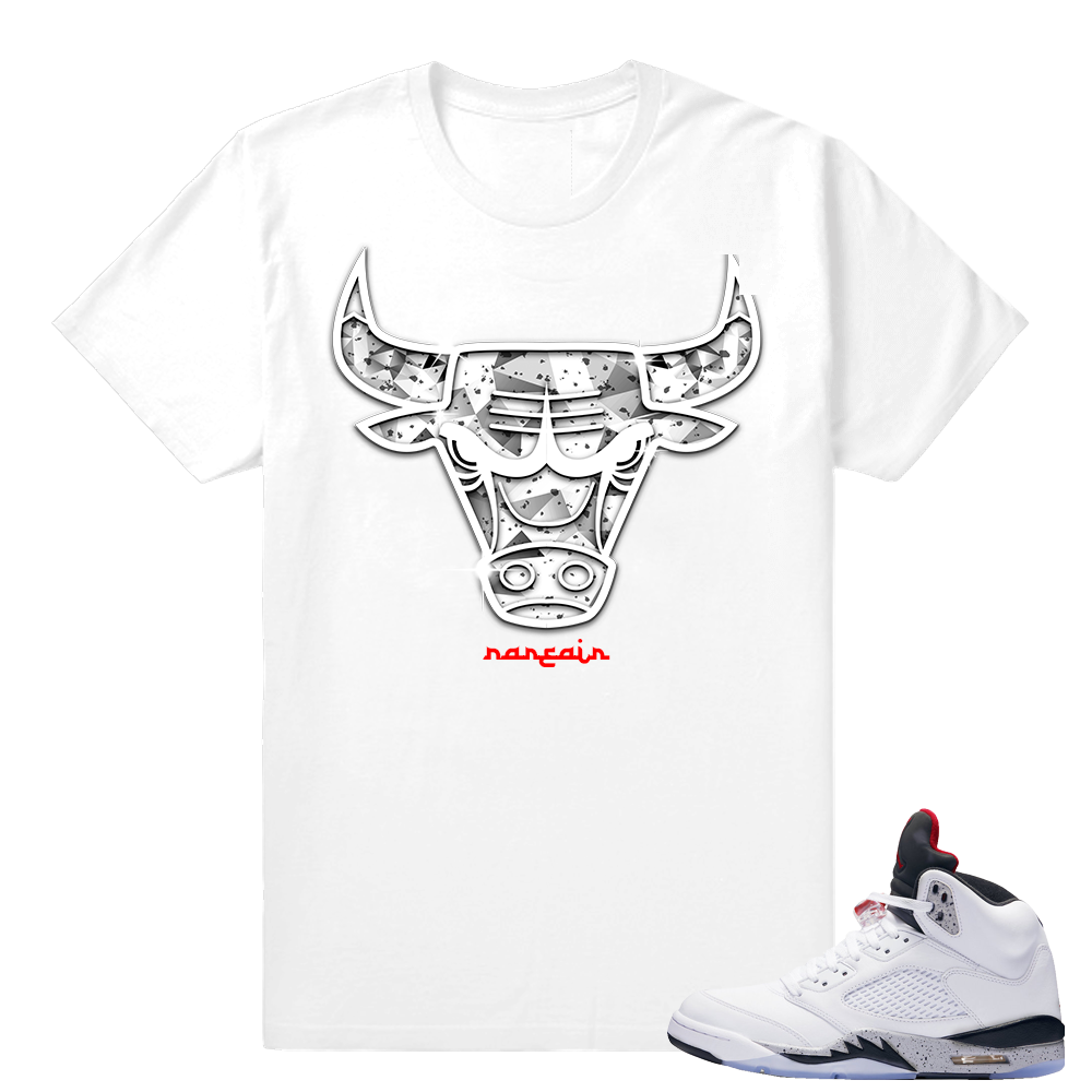 Cement 5 - matching Diamond Bull t shirt - White