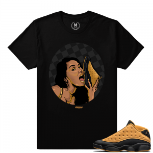 Match Air Jordan 13 Chutney | Sneaker Head 13s | Black T shirt