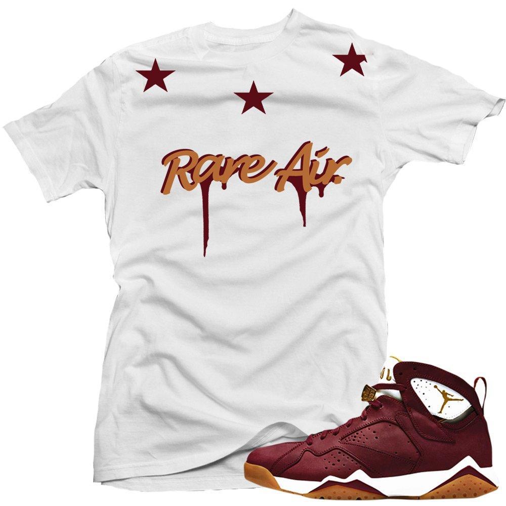 Jordan 7 Cigar shirts to match 'Rare Stars' White Sneaker Tees shirt