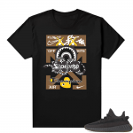 Cinder Yeezy 350 shirts - Black - Designer Mashup