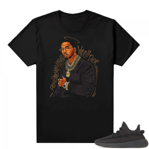 Cinder Yeezy shirt match - Black - Pop Smoke Tribute