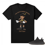 Cinder shirt Yeezy 350 V2 match - Black - Sneakerhead Pinocchio