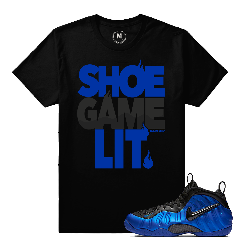 Match Hyper Cobalt Ben Gordon Foams | Shoe Game Lit | Black T shirt