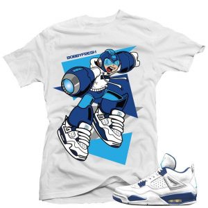 Columbia 4s Matching Sneaker Tees Shirts|Mega Fresh Sneaker Tees Shirt White