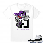 Concord 11 Jordan | Concord Bart Attack | White shirt