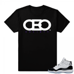 Concord 11 CEO Shirt | CEO Society Logo | Black shirt