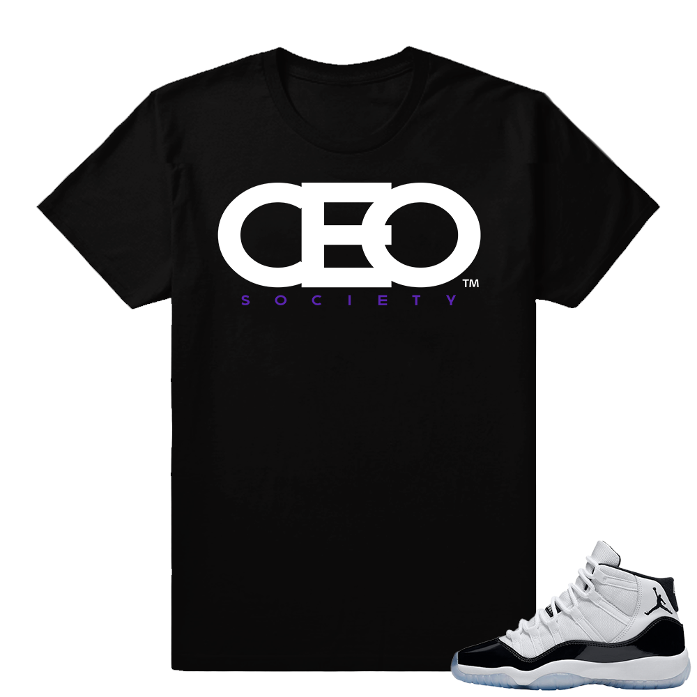 Concord 11 CEO Shirt | CEO Society Logo | Black shirt