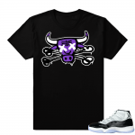 Concord 11 Jordan t-shirt | Bully Drip | Black shirt