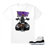 Concord 11 Jordan | Back to the Money | White shirt