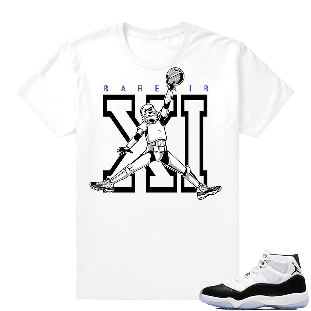 Concord 11 Jordan | Jumpman Trooper | White shirt