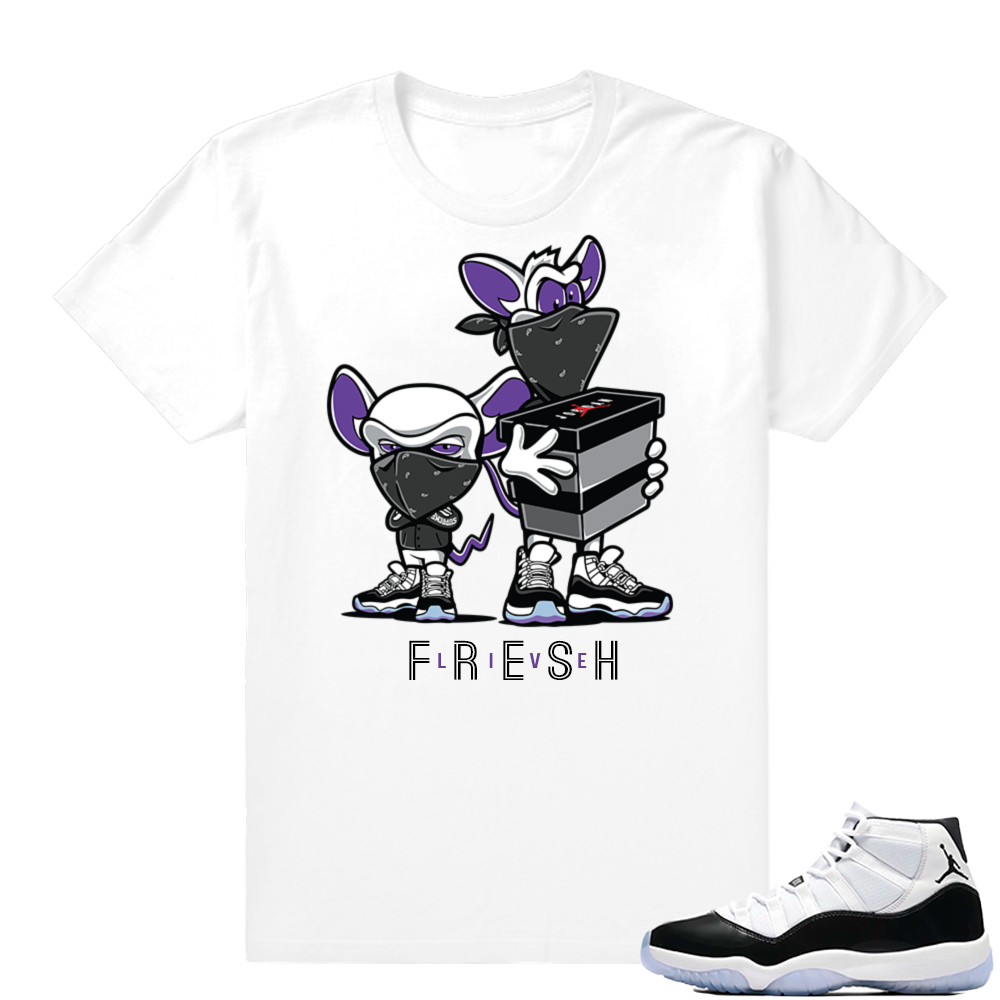 Concord 11 Jordan | Live Fresh Sneaker Heist | White shirt