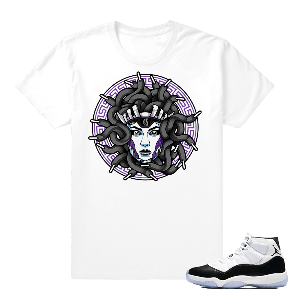 Concord 11 Jordan | Medusa 11s | White shirt