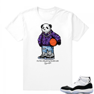 Concord 11 Jordan | Rare Panda | White shirt