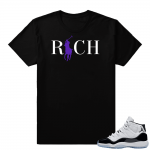 Concord 11 match shirt | Country Club Rich | Black shirt