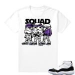 Concord 11 Jordan | Concord Squad | White shirt