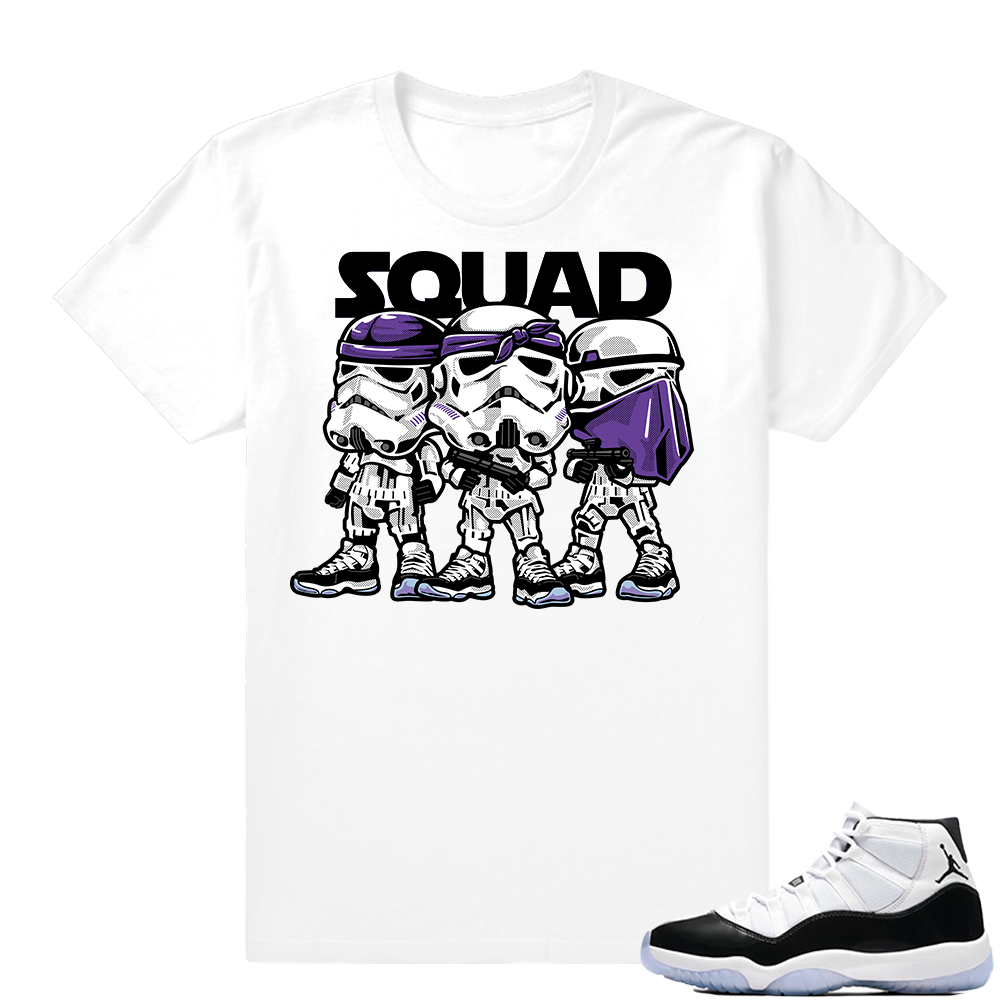 Concord 11 Jordan | Concord Squad | White shirt