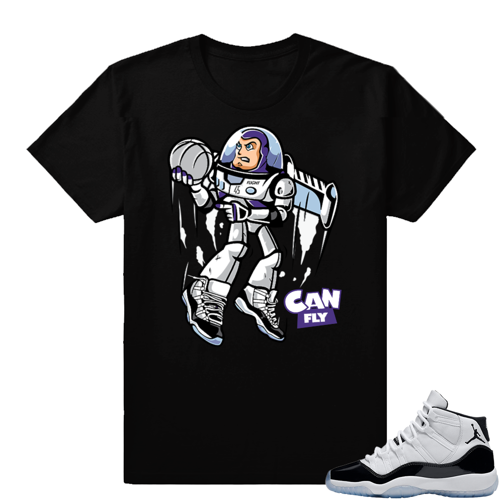 Concord 11 shirt Can Fly Concords | Black shirt