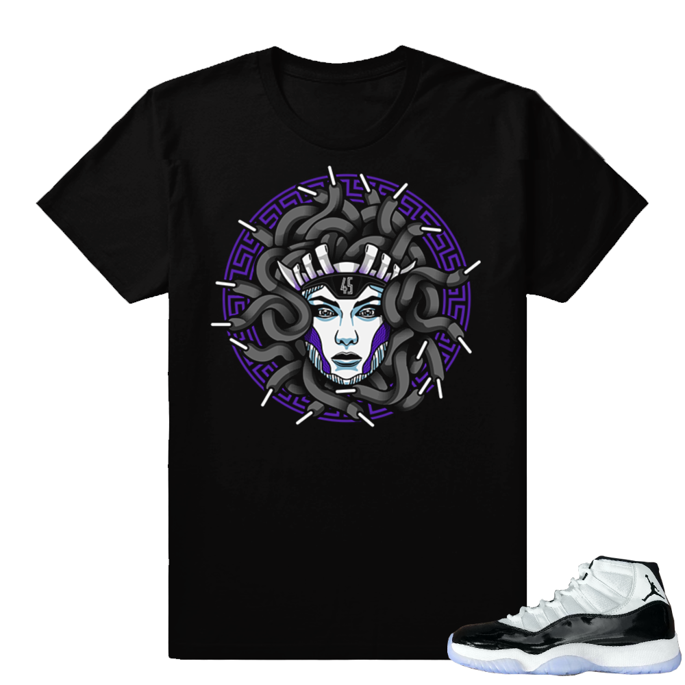 Concord 11s Medusa shirt | Black shirt