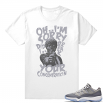 Cool Grey 11 shirts matching outfit  Pulp Fiction  White tee