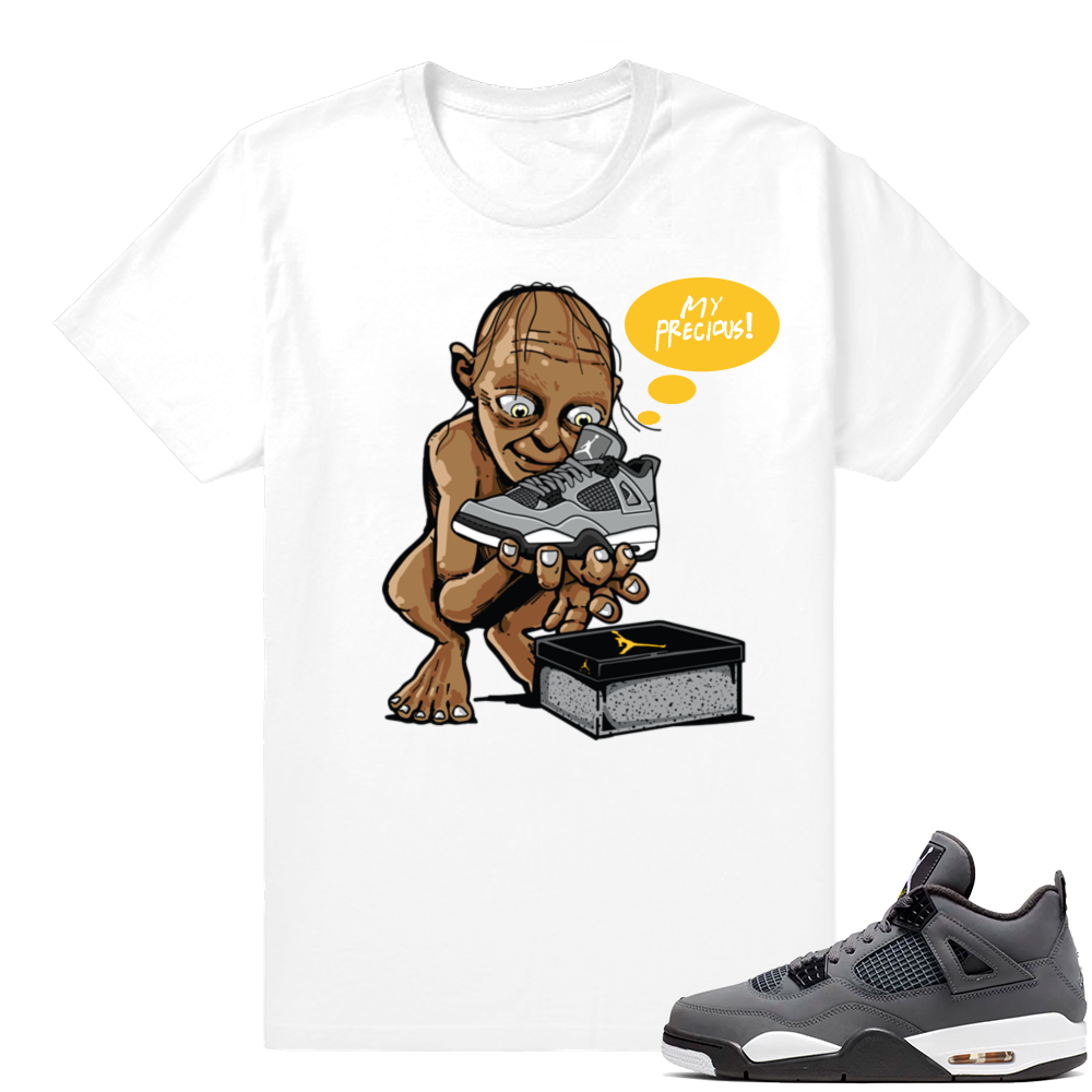 Jordan 4 Cool Grey | My Precious | White Shirt