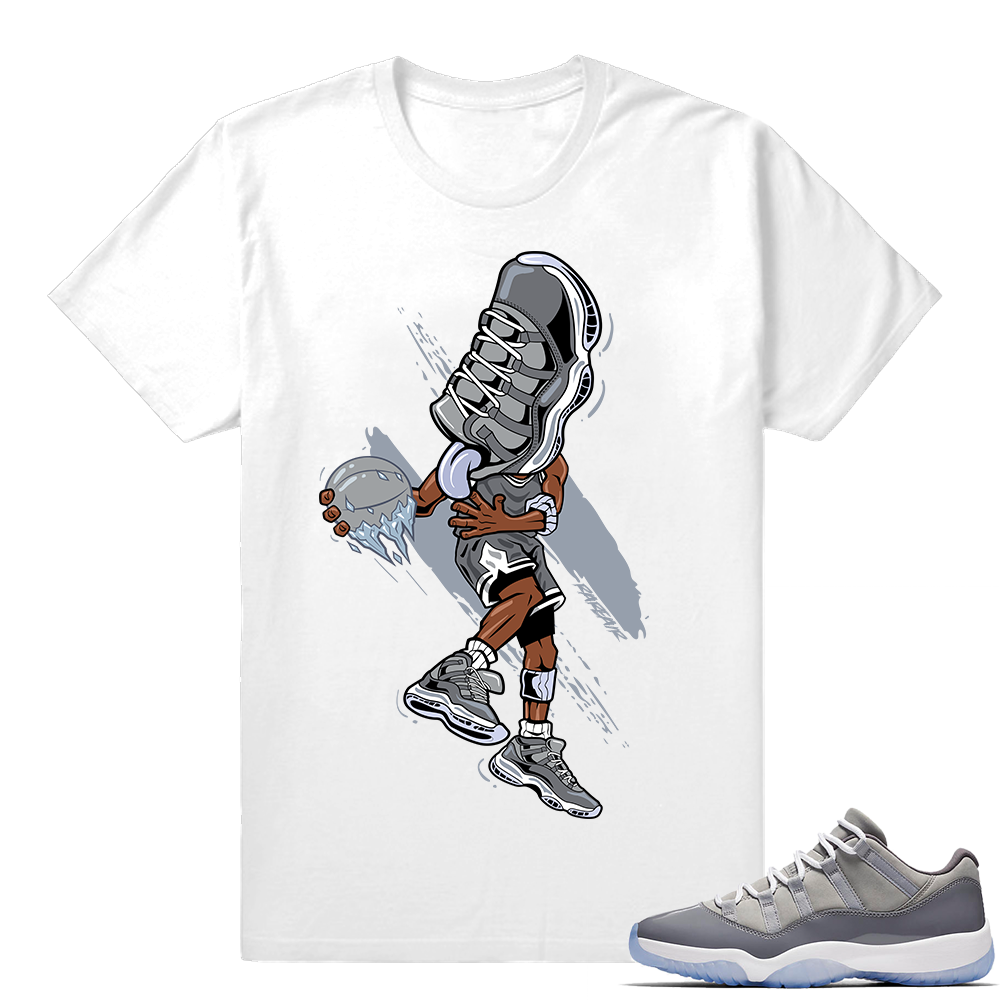 Cool Grey Air Jordan 11 shirt  Sneakerhead Cool Grey 11  White tee