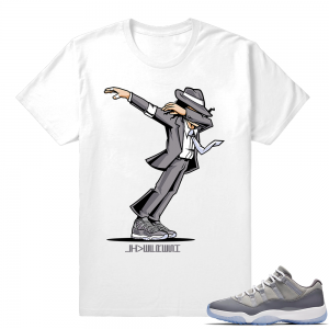 Cool Grey Jordans match Shirt  Dabin MJ  White tee