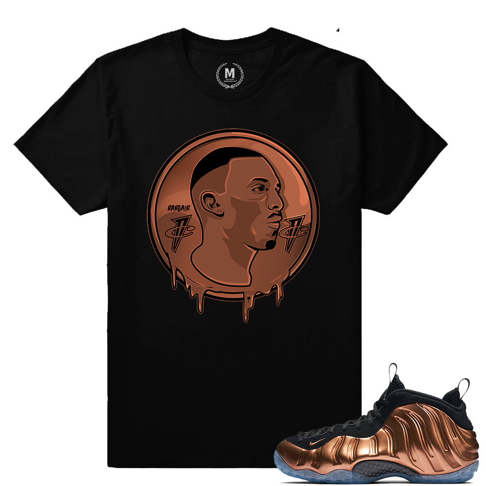 Match Copper Foams | Rare Air Melting Penny | Black T shirt