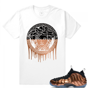 Match Copper Foams | Medusa Drip | White T shirt