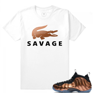 Match Copper Foams | Savage | White T shirt