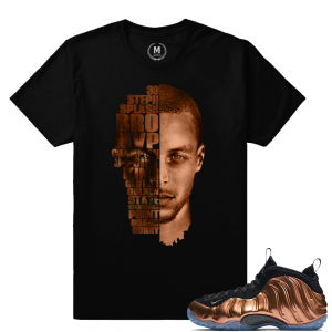 Match Copper Foams | Steph Curry | Black T shirt