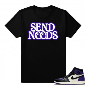 Court Purple 1 | Send Noods | Black shirt